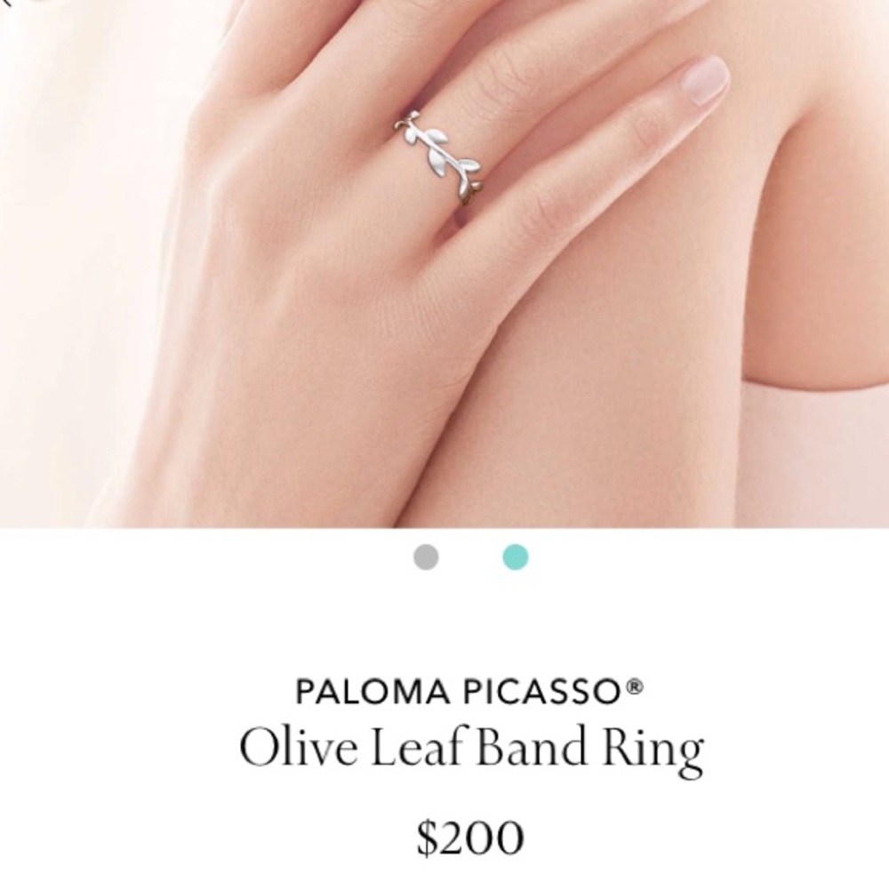 Tiffany & Co. Paloma Picasso Olive Branch Ring 🍃
